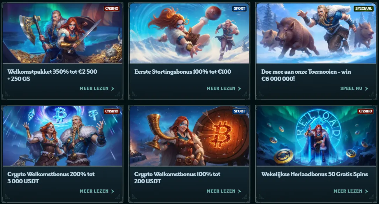 Royalen Casino bonuspromoties met welkomstpakket, crypto bonus en toernooien
